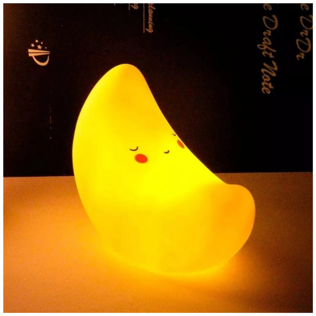 Lampara Luna Feliz Nocturna LED