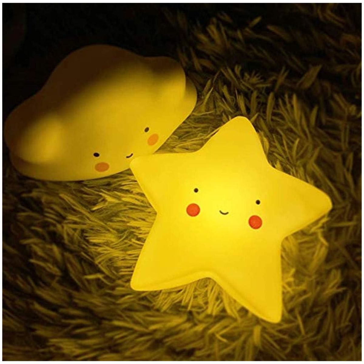 Lampara Estrella Feliz Nocturna LED