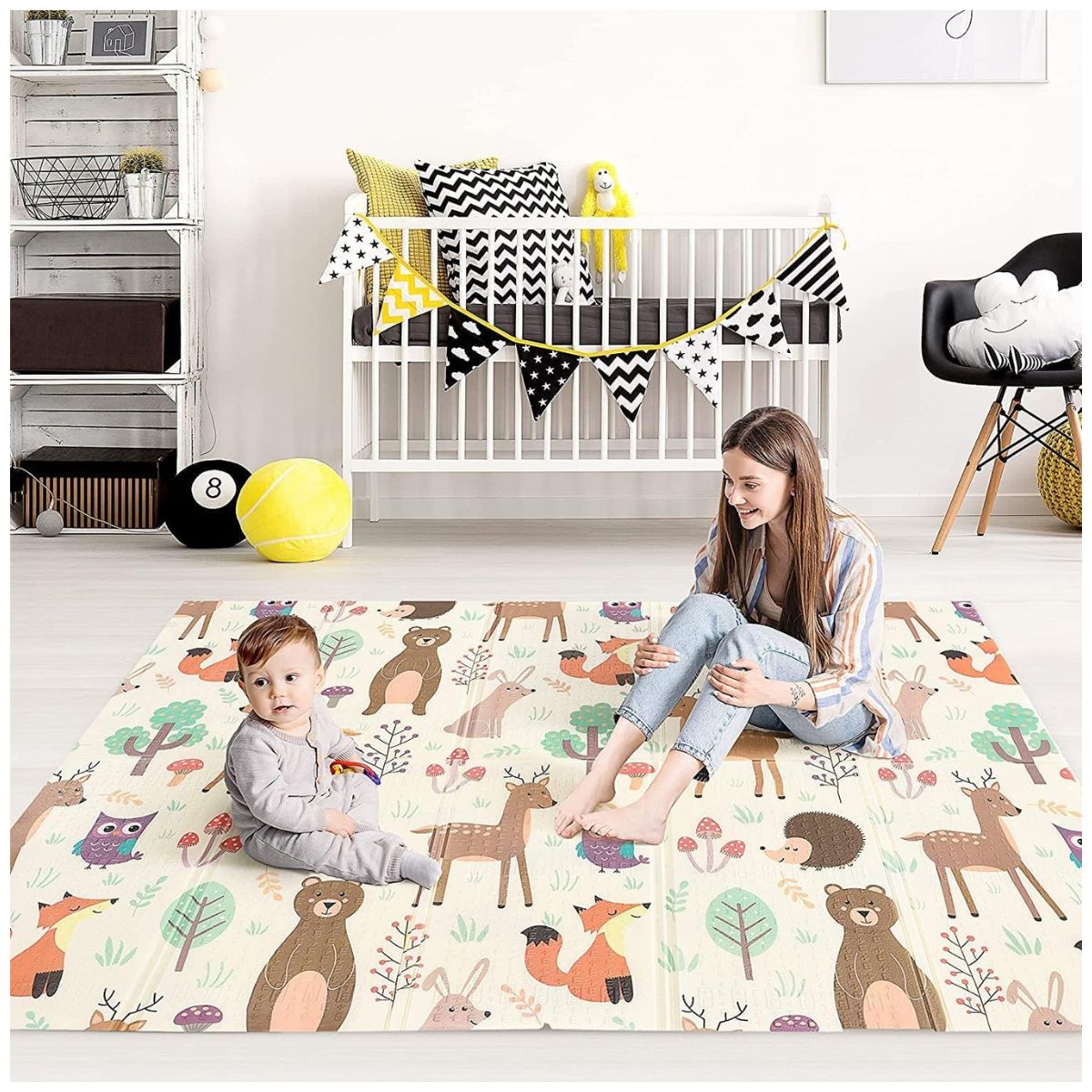 Alfombra Gateo Animales del Bosque