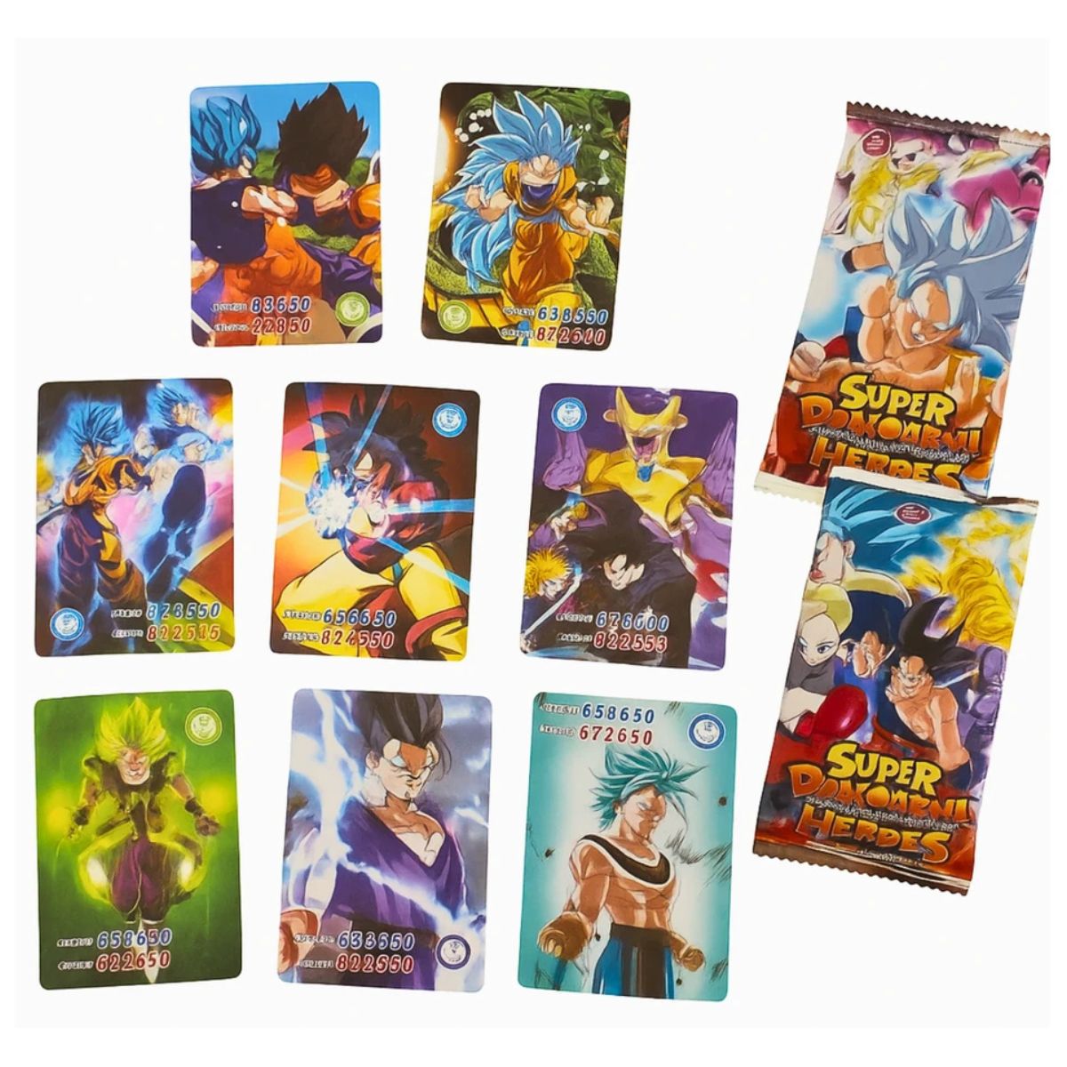 Cartas Colección Holografic Dragon Ball
