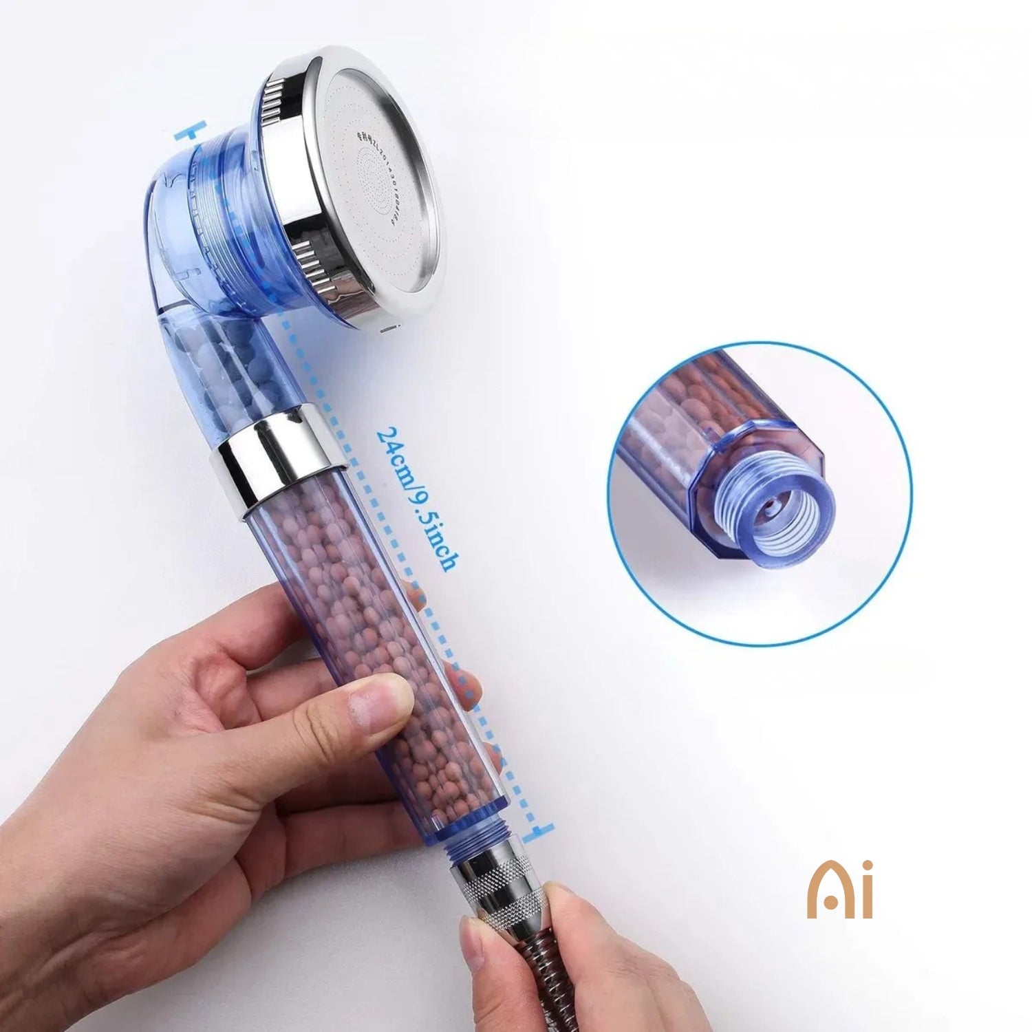 Cabezal de ducha purificador