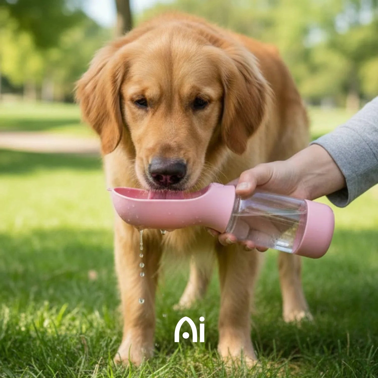 Botella Dispensador Agua Perros