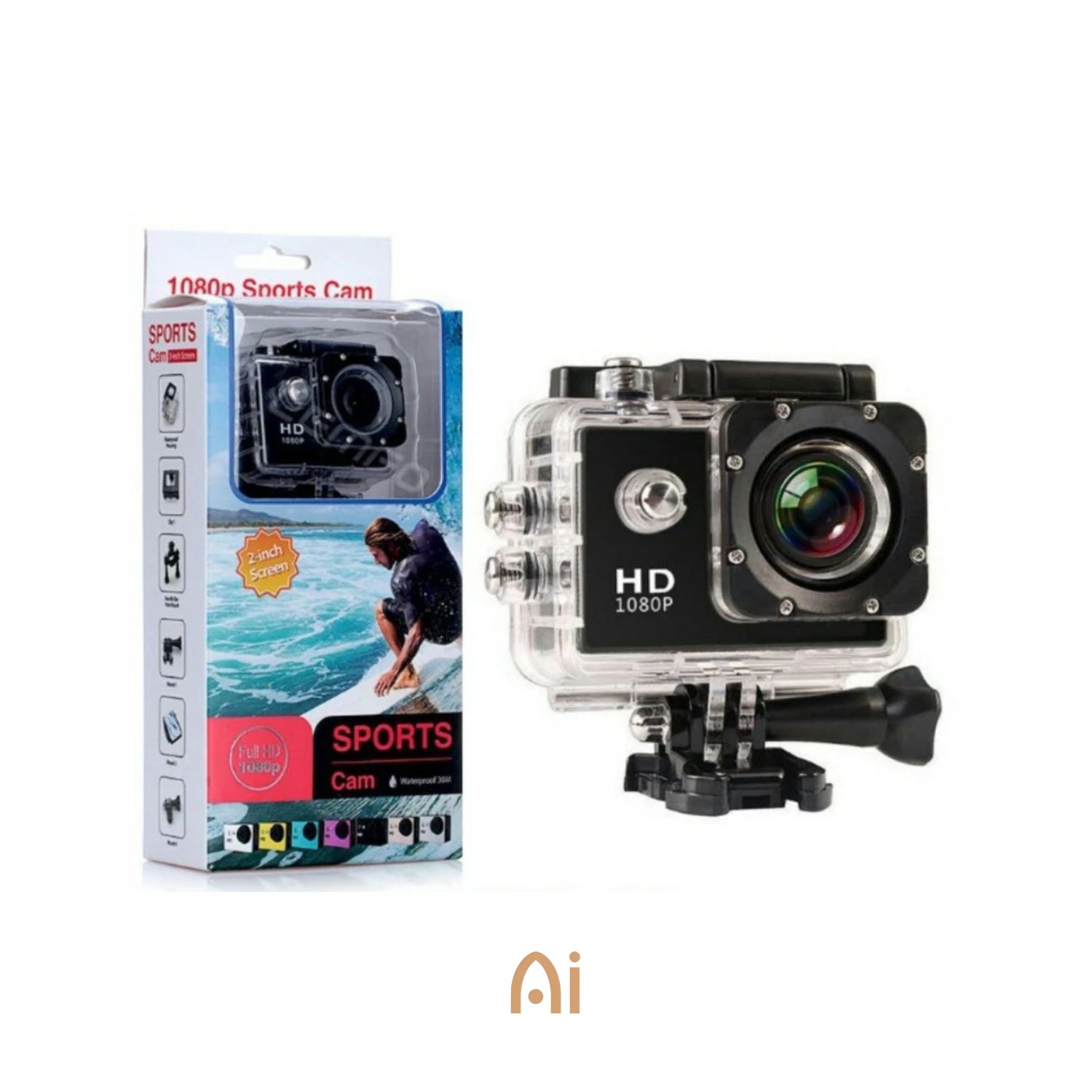 Cámara Deportiva HD Sumergible