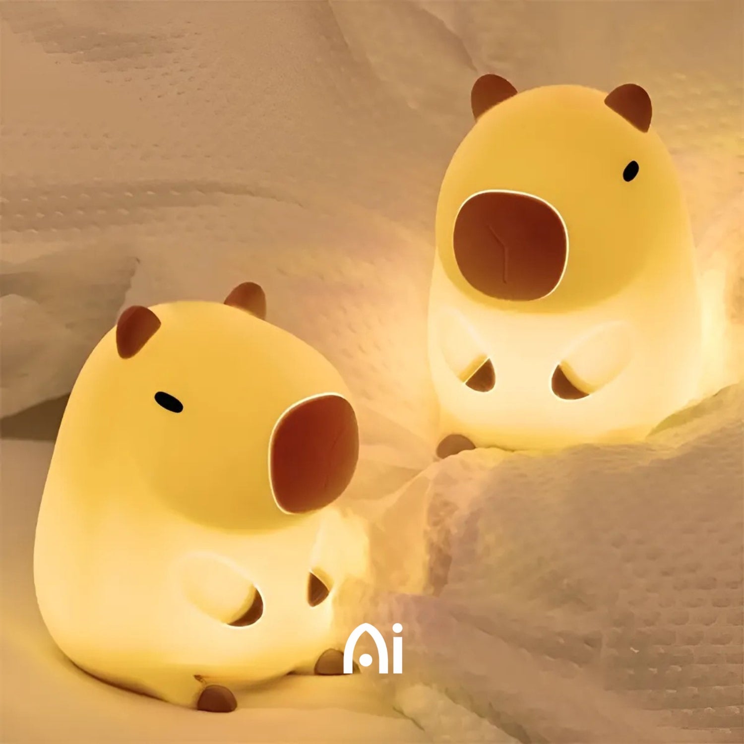 Lampara Capibara Nocturno LED