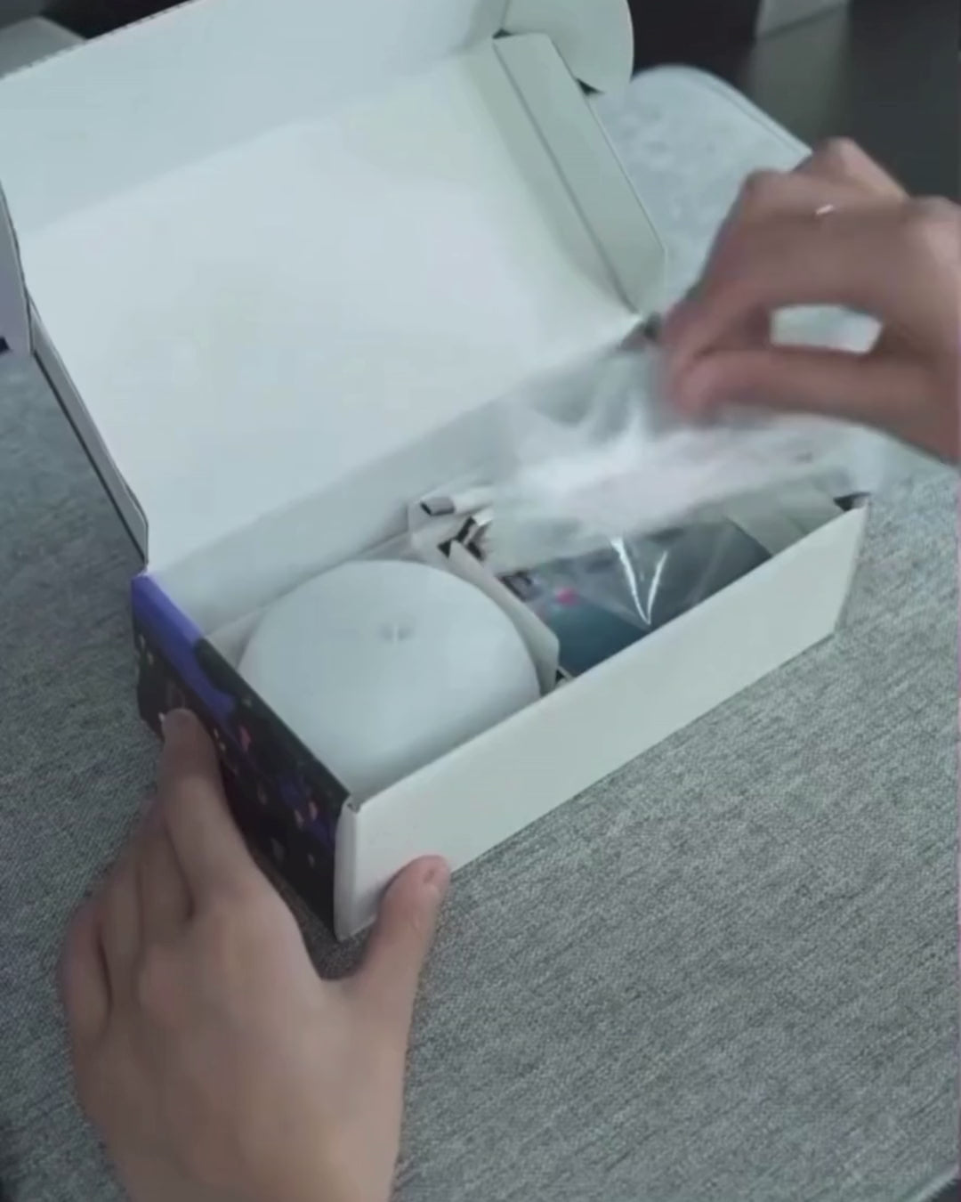 Medusa flotante con luces